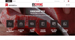 Desktop Screenshot of eurocarne.it