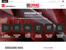 Tablet Screenshot of eurocarne.it